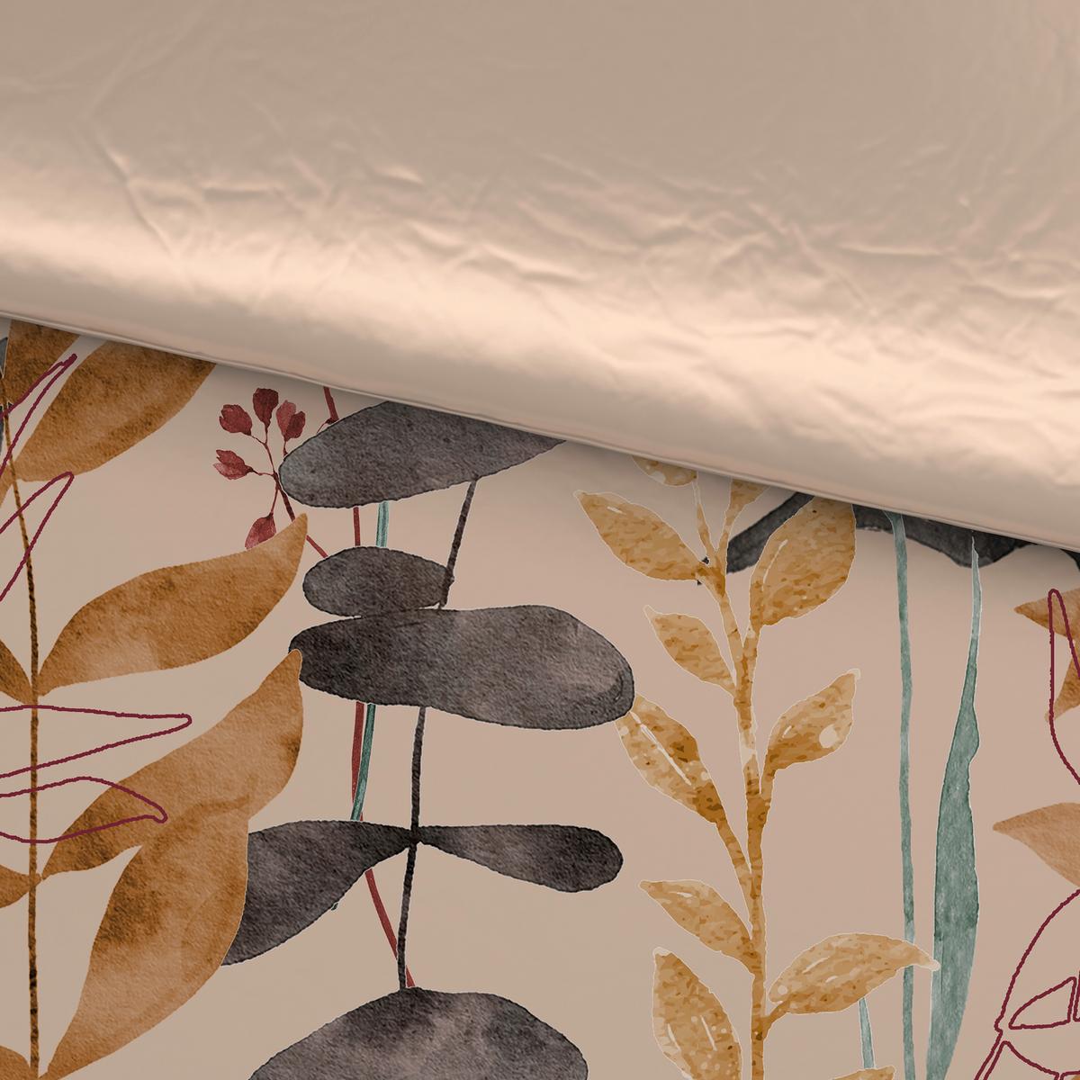 POSTEĽNÁ BIELIZEŇ LEAVI - béžová, Modern, textil (140/200cm) - Mömax