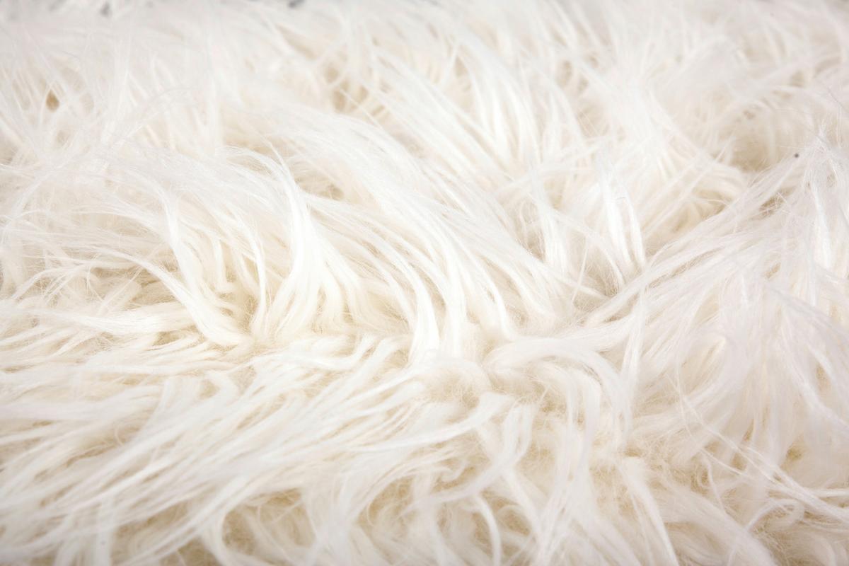 Hocker Laika, Weiß B: 41 cm - Transparent/Schwarz, Design, Textil (41/46/41cm) - Kayoom