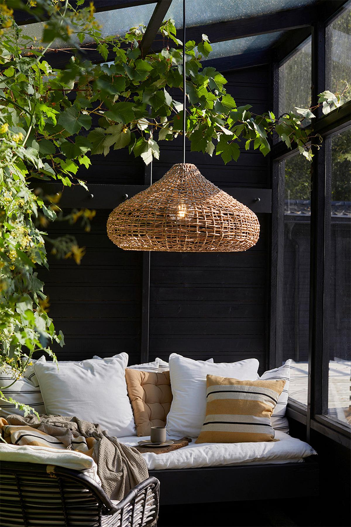 Hängeleuchte 4158-Bt02 Mira - Natur, Naturmaterialien (58/32/58cm)