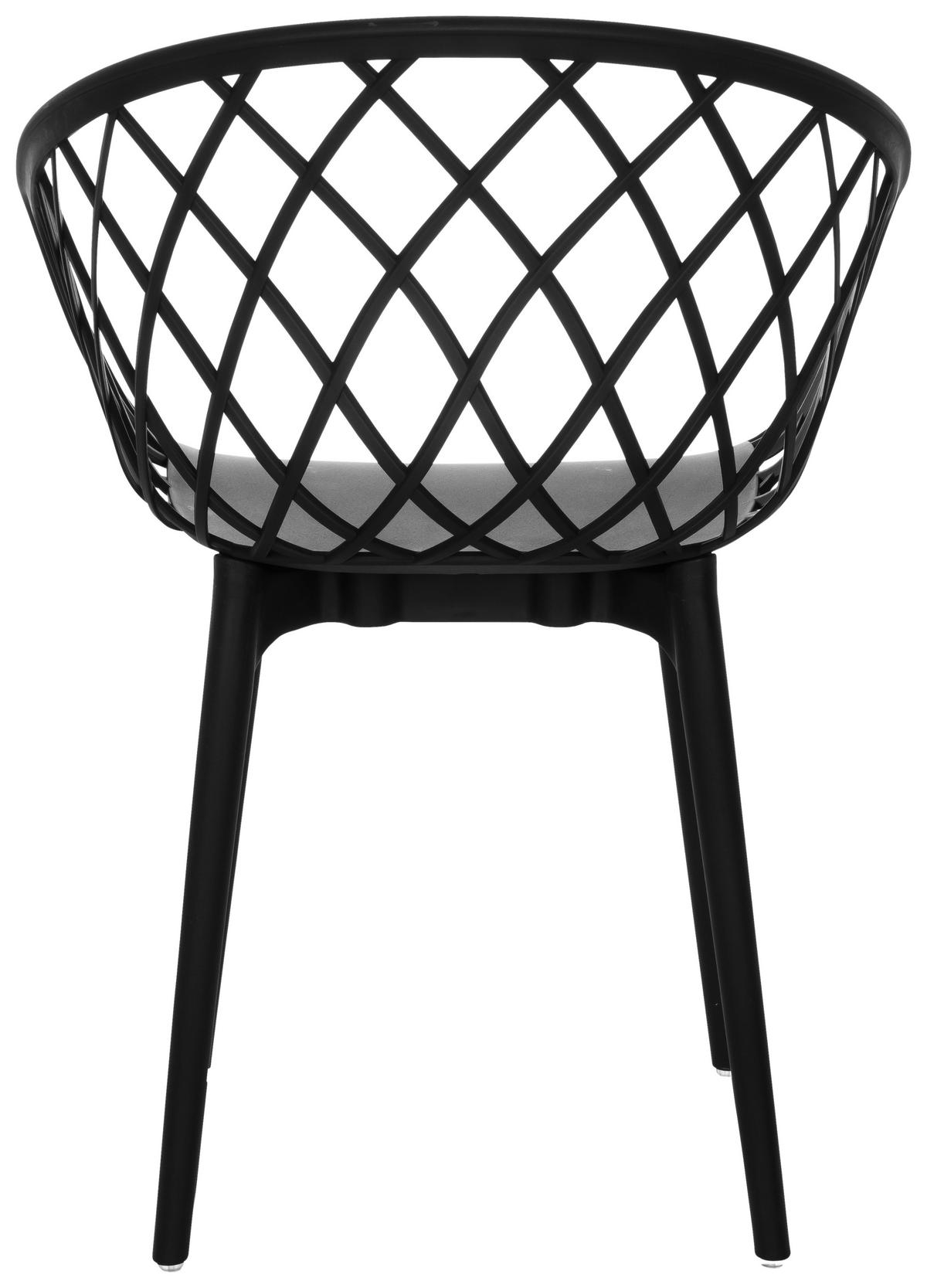 Besucherstuhl Begio B - Schwarz, Basics, Kunststoff (57/76/53cm) - MID.YOU