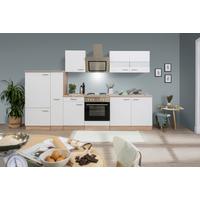 Küchenblock Merle Küchenblock 300 cm - Eichefarben/Weiß, Basics, Holzwerkstoff (300cm) - Respekta