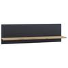Wandregal Usilo Anthrazit Honigeiche Dekor - Honigeiche/Anthrazit, Design, Holzwerkstoff (102/30/20cm) - MID.YOU