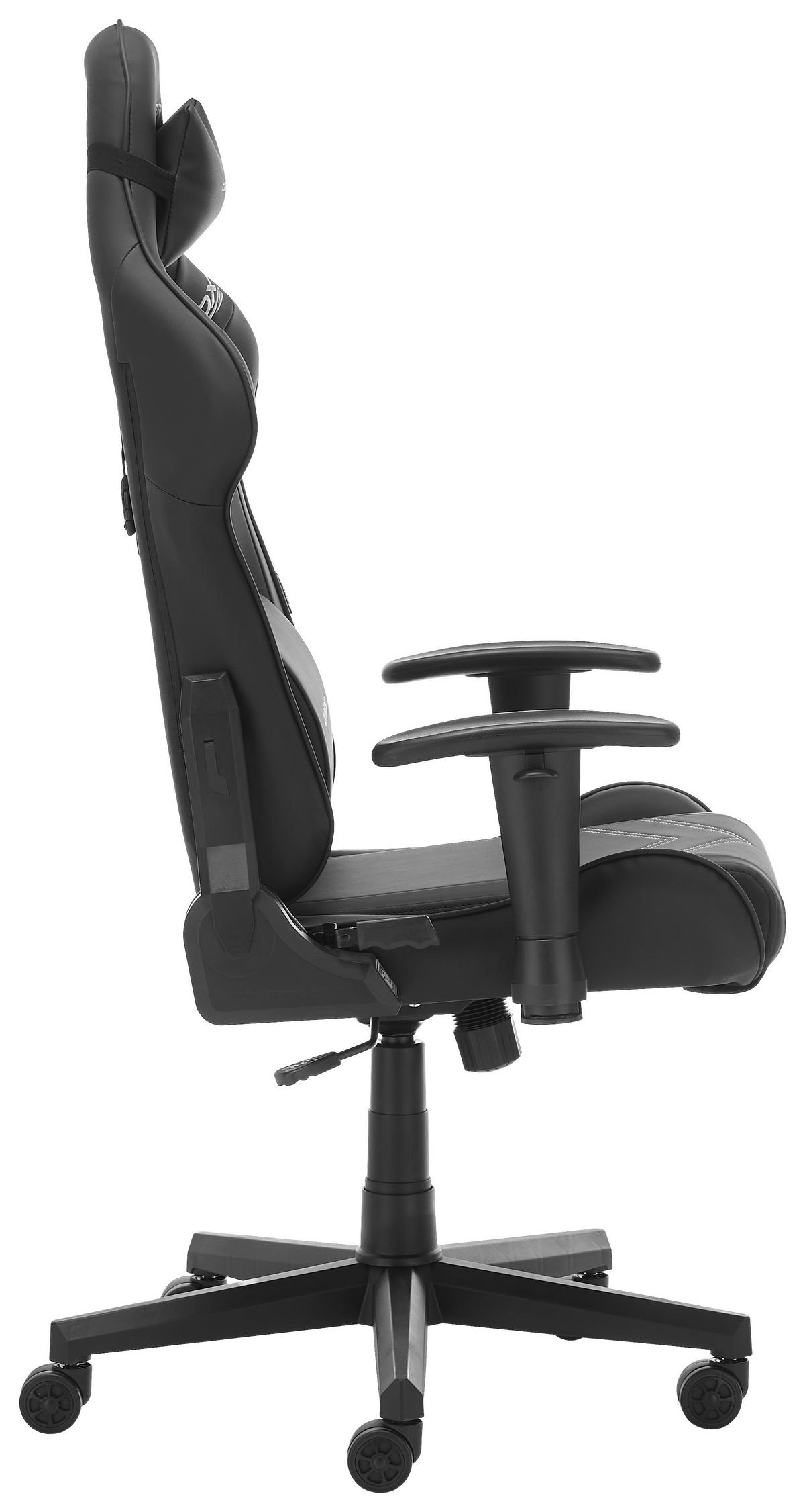 Herní židle PRINCE -EXKLUSIV- - bílá/černá, Moderní, textil/plast (67/126/67cm) - Dxracer