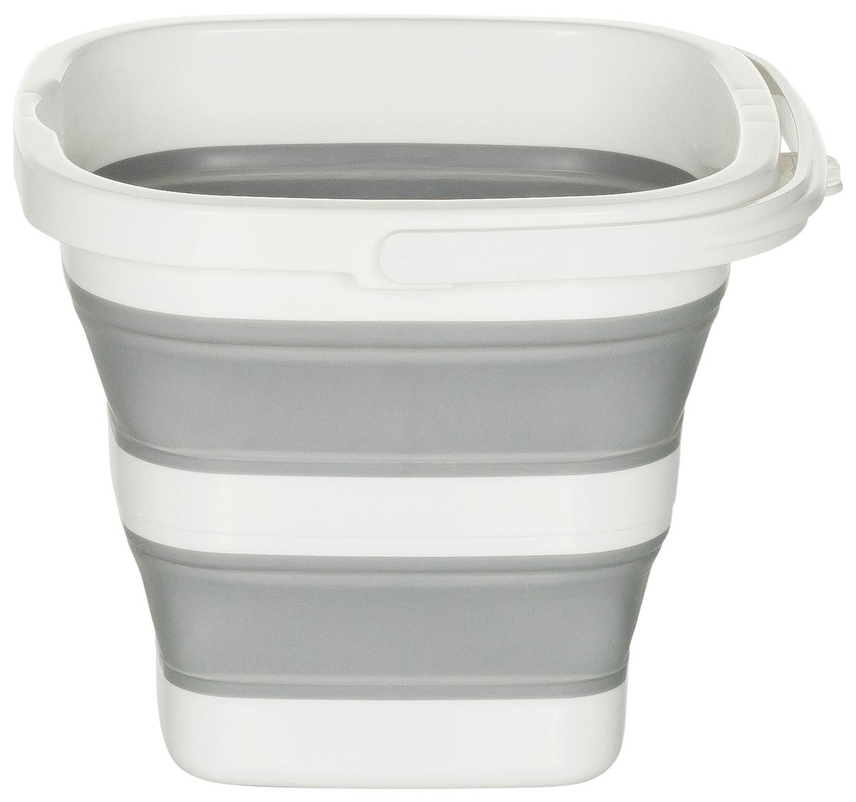 Eimer Clean Sile - Weiß/Grau, Basics, Kunststoff (23/20/23cm) - MID.YOU