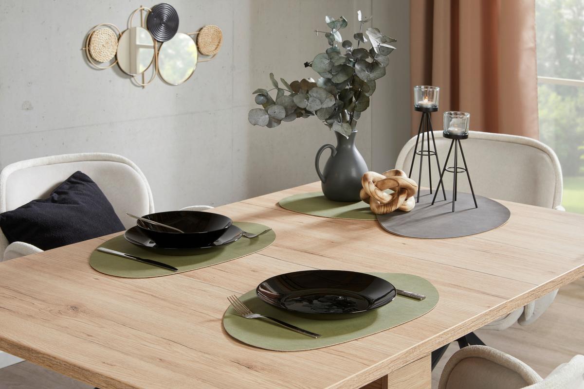 Tischset Samanta - Dunkelgrau/Grün, Basics, Kunststoff (32/48cm) - James Wood