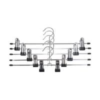 Ramínko na kalhoty TOM - černá/barvy stříbra, Konvenční, kov/plast (35/11/2.3cm) - Mömax