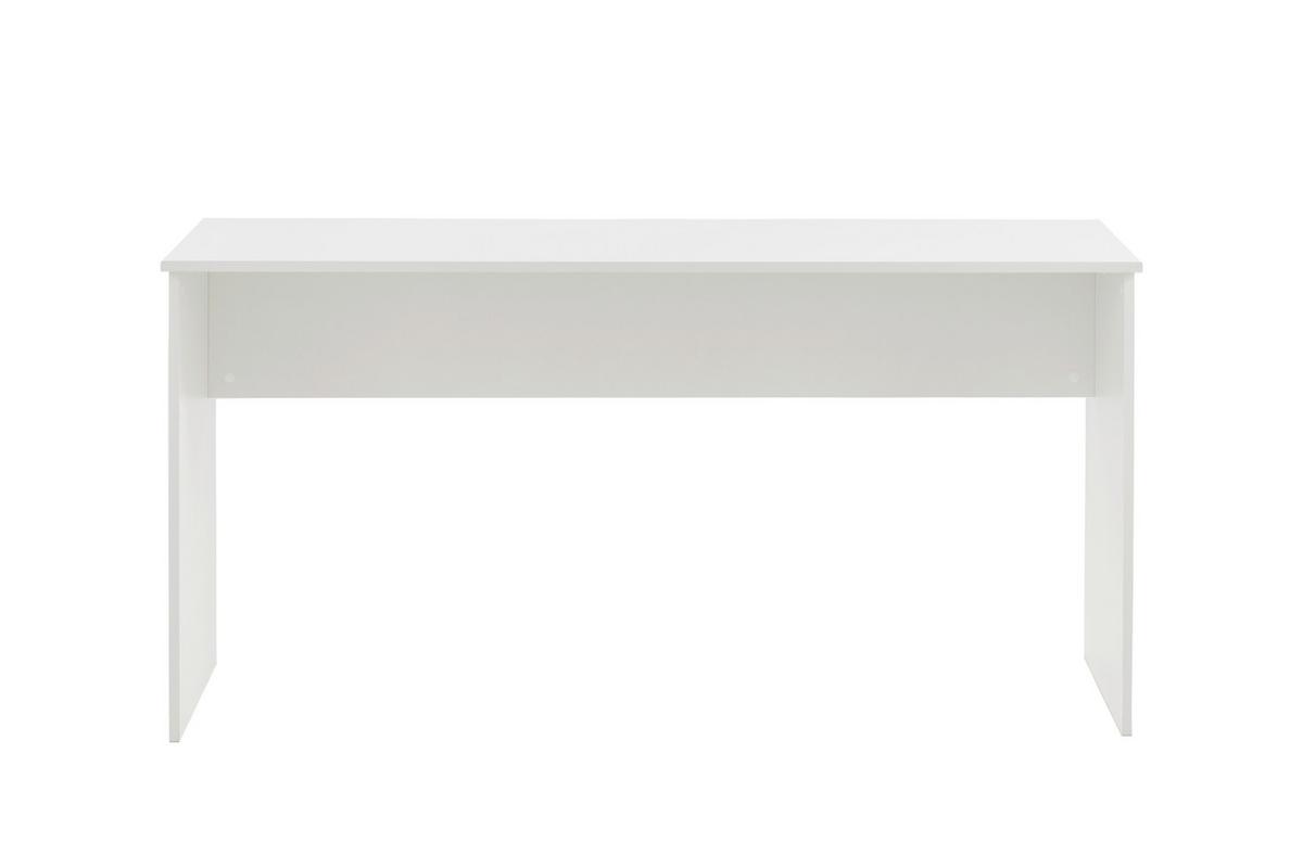 Schreibtisch Metz Weiß B: 144cm - Weiß, MODERN, Holzwerkstoff (144/73,6/65cm) - MID.YOU