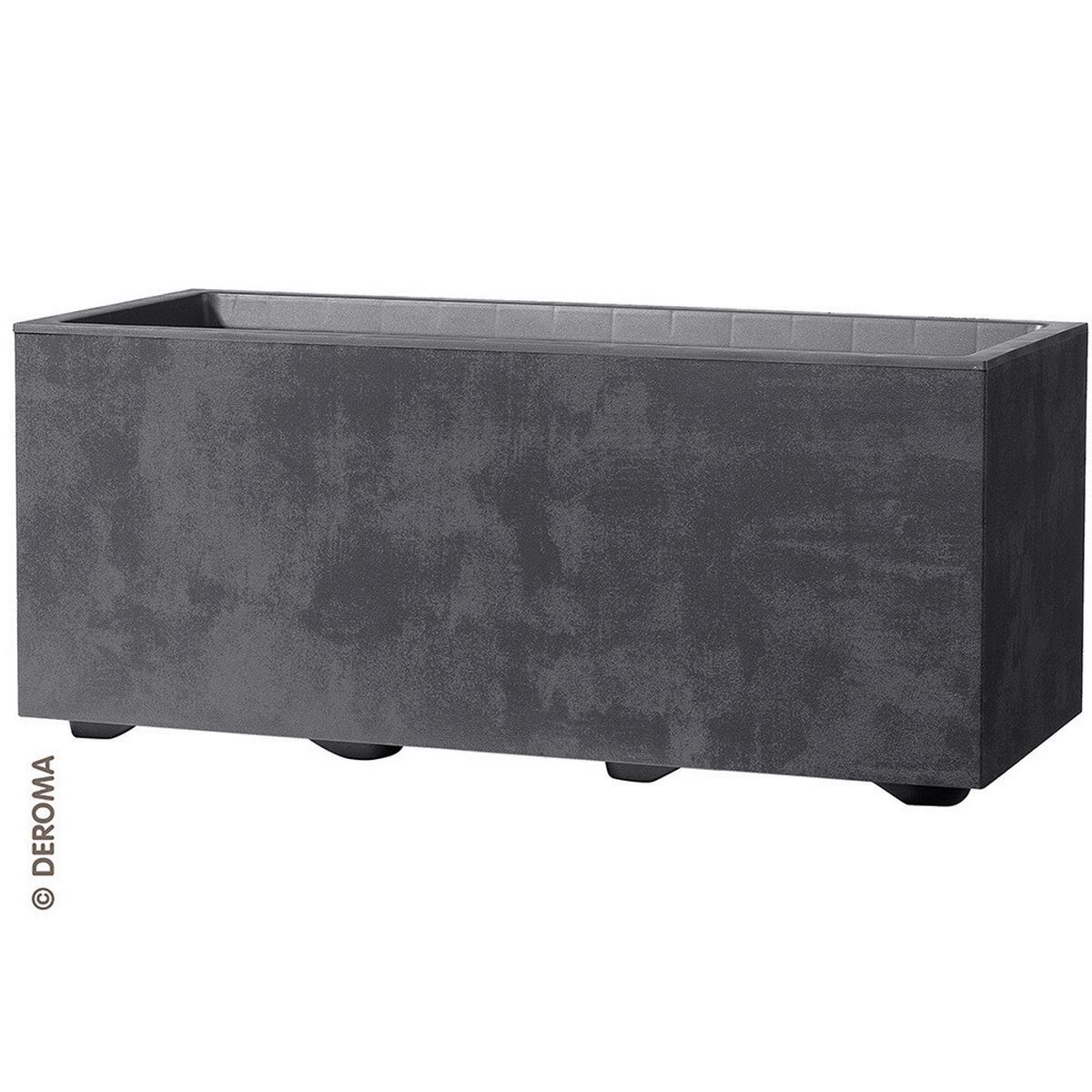 Virágláda Millenium Kb. 59cm - antracit, Basics, műanyag