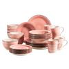 Kombiservice Lumaca Steingut 6 Personen Geschirr Set - Koralle, Basics, Keramik (60/32/32cm) - Mäser