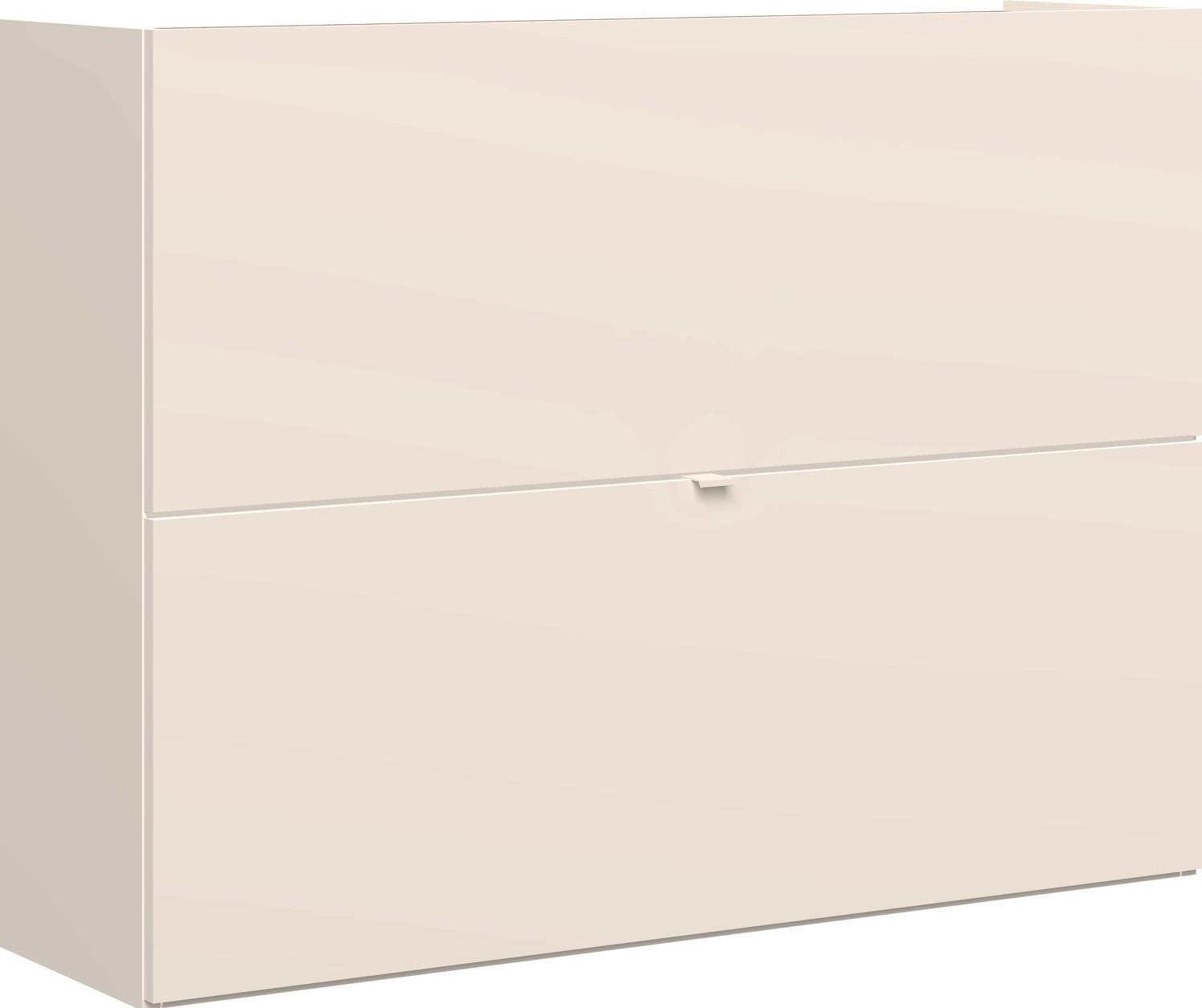 Schuhkipper Rainbow Eichefarben/Kaschmir B:104 cm - Kaschmir/Eichefarben, Design, Holzwerkstoff (104/77/29cm) - MID.YOU