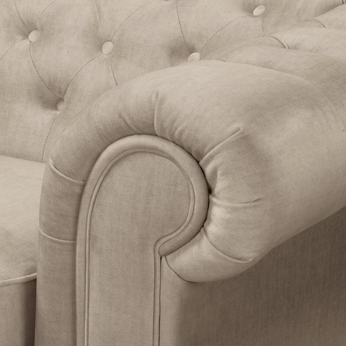 Schlafsofa Laura Taupe, B: 218cm - Taupe/Braun, Design, Textil (218/74/91cm) - P & B