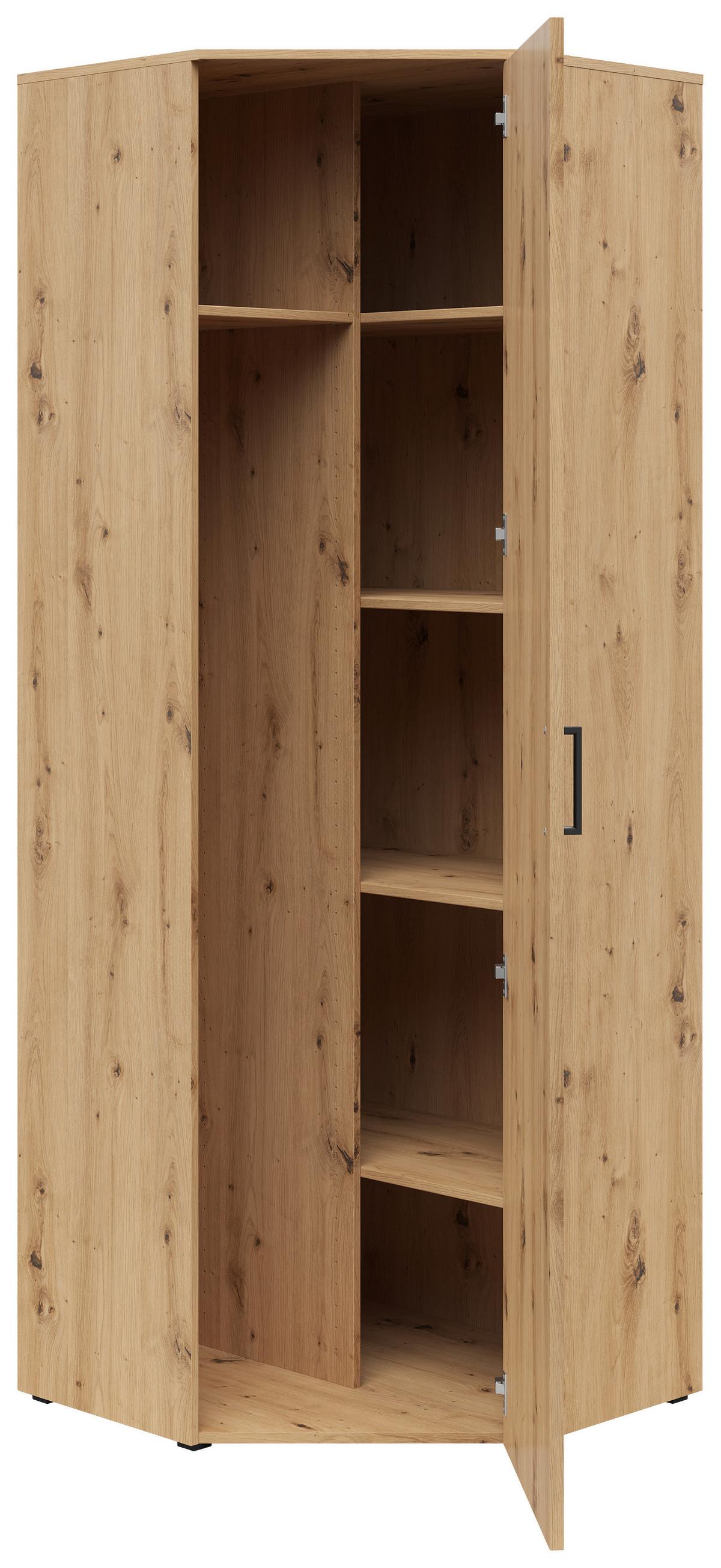 Eckschrank Multi Cabinet In Artisan Eiche Dekor - Eiche Artisan, MODERN, Holzwerkstoff (71,5/71,5cm)
