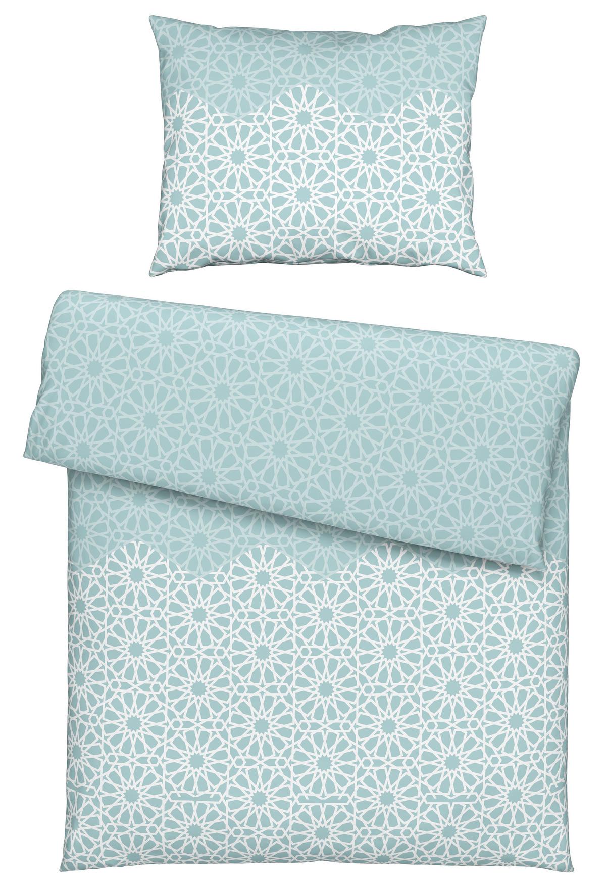 Povlečení Caroline, 70/90 140/200cm - mátově zelená, Konvenční, textil (140/200cm) - Modern Living