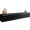 Tv-lowboard B: 180 Cm Schwarz/graphitfarben Matt - Graphitfarben/Schwarz, LIFESTYLE, Holzwerkstoff (180/30/33cm) - P & B