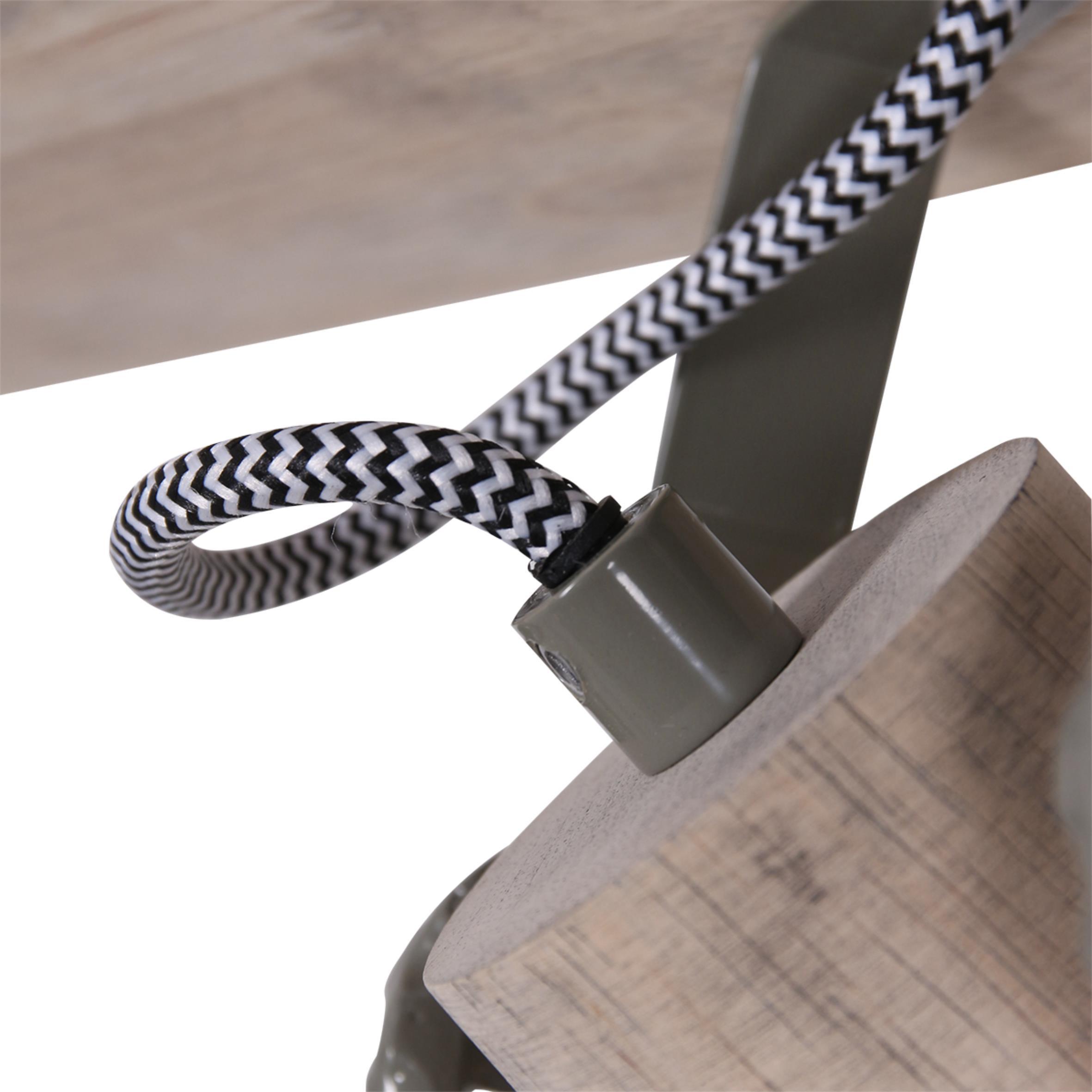 Deckenspots Gearwood - Grün, Trend, Holz/Metall (15/23/90cm)