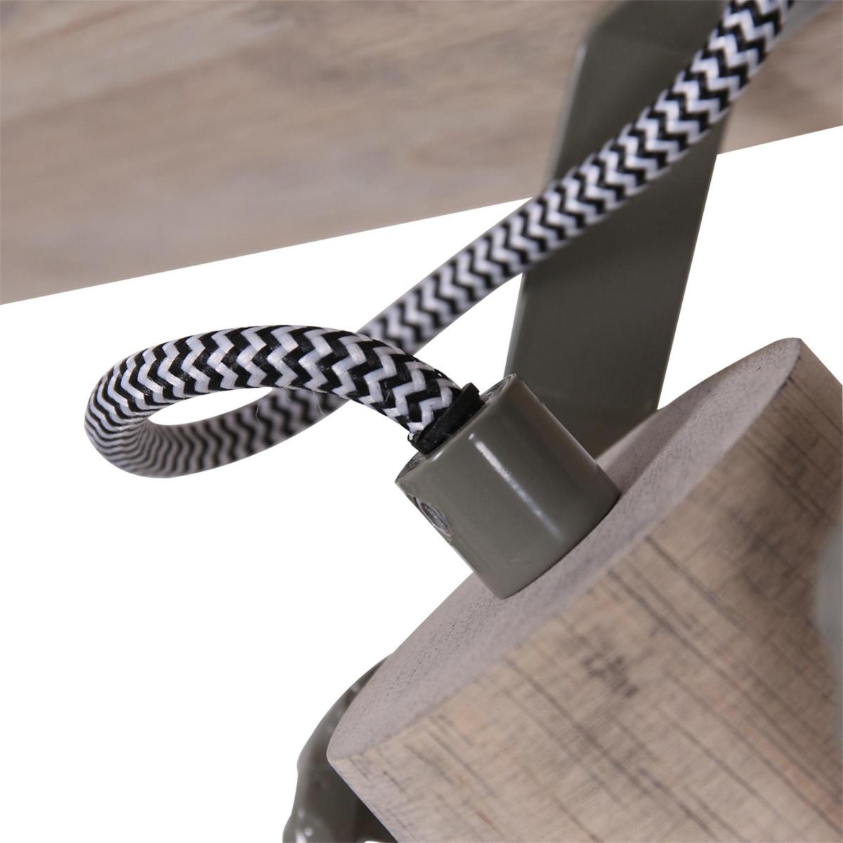 Deckenspots Gearwood - Grün, Trend, Holz/Metall (15/23/90cm)
