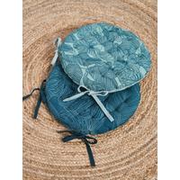 PODUŠKA NA SEDENIE MAGDALENA PALMA - zelená, textil (40/4cm)