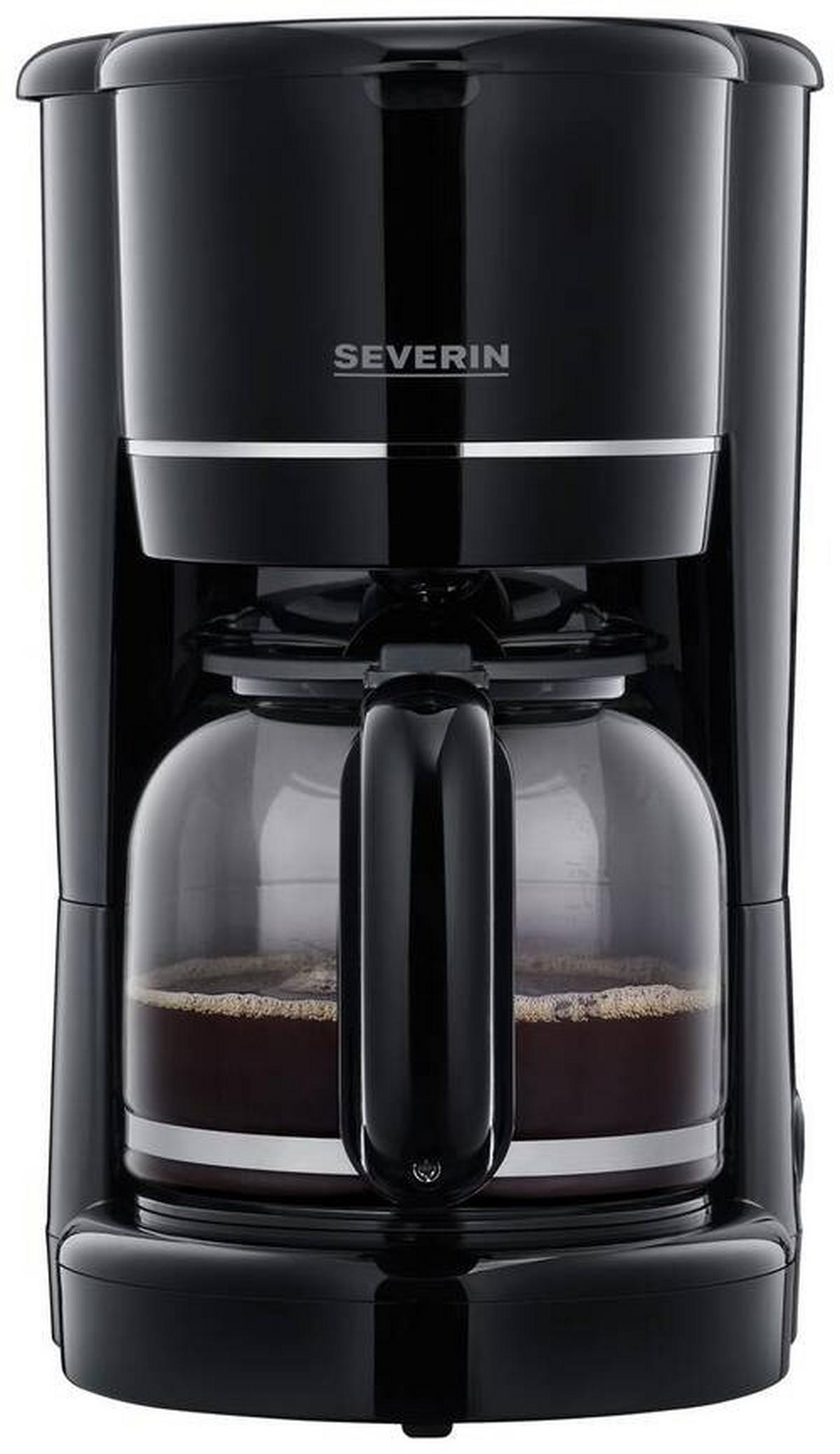 Kaffeemaschine Ka 4320 10 Tasse Glaskanne - Schwarz, Basics, Glas/Kunststoff (18,4/31,8/26,5cm) - Severin