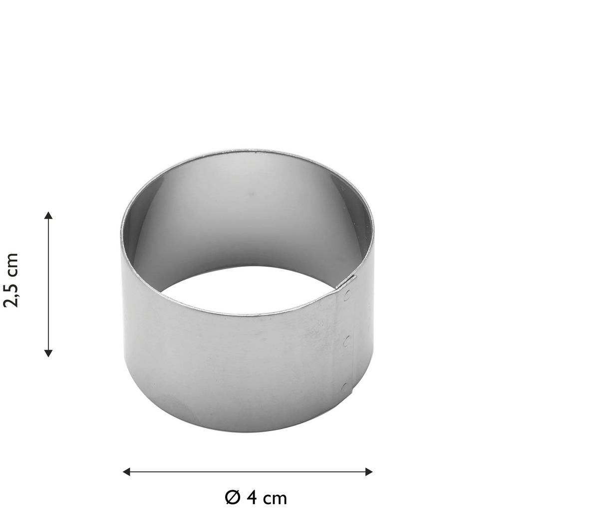 Serviettenringeset Ew-Nr-2107 - Silberfarben, Basics, Metall (4/2,5cm) - Echtwerk