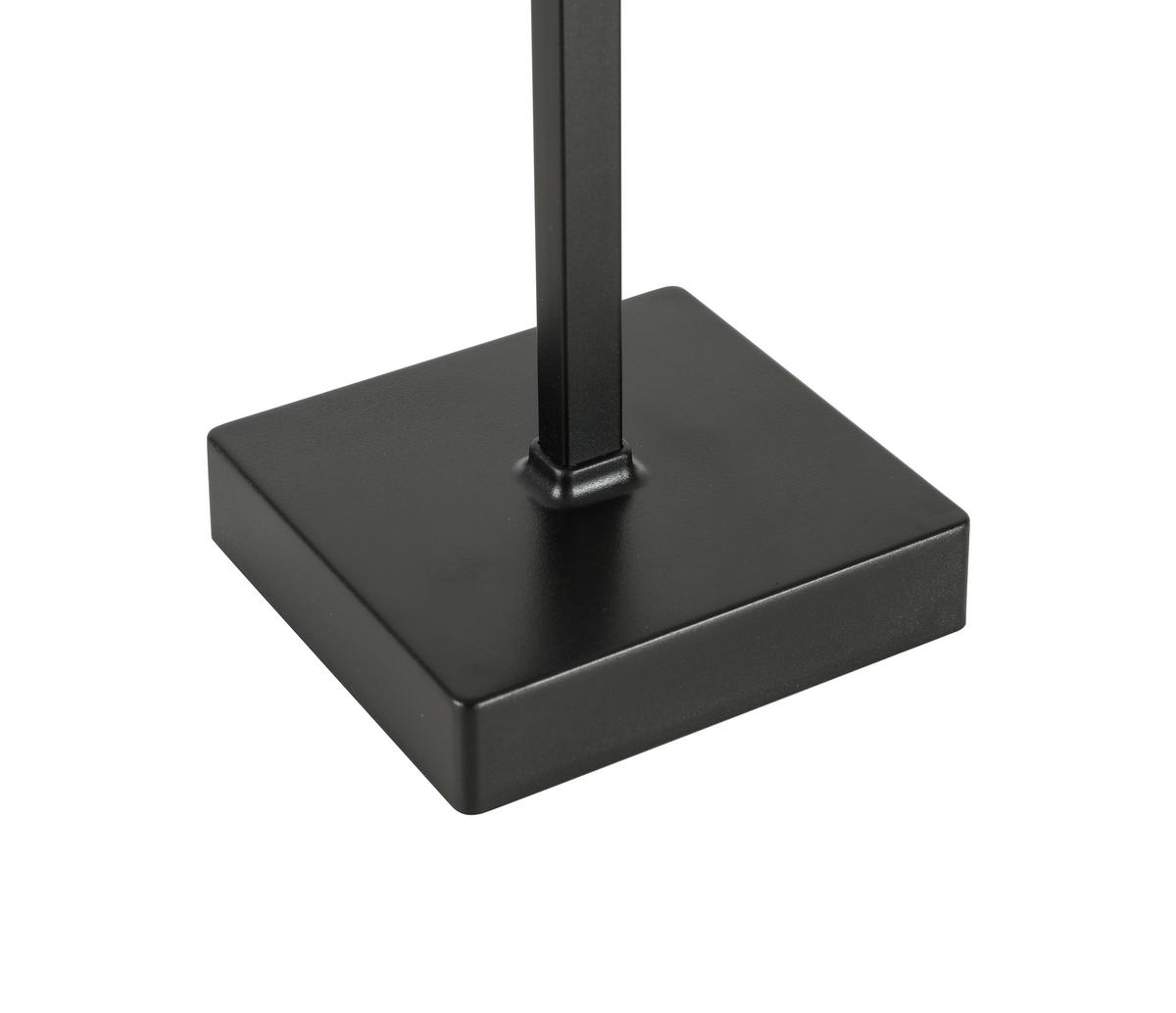 LED-Tischleuchte Celine - Schwarz, MODERN, Kunststoff/Metall (10,5/26cm) - Luca Bessoni