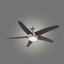 Deckenventilator Fabiola - Braun, KONVENTIONELL, Holz/Metall (132/37,2cm)