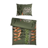 POSTEĽNÁ BIELIZEŇ LEAVI - zelená, Modern, textil (140/200cm) - Mömax