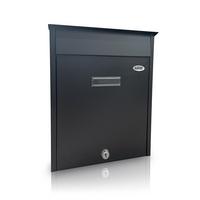Postaláda I. Fekete Színben - Basics (33,5/27/7cm)
