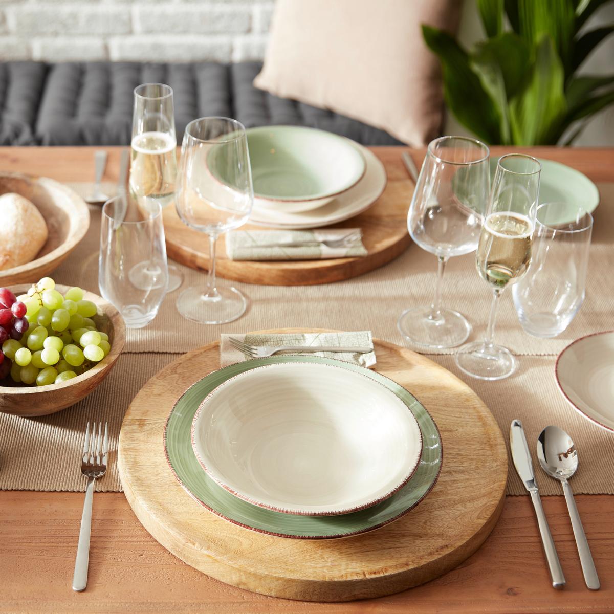 PODLOŽKA POD TALÍŘ MANGO - hnědá, Moderní, dřevo (38/2cm)