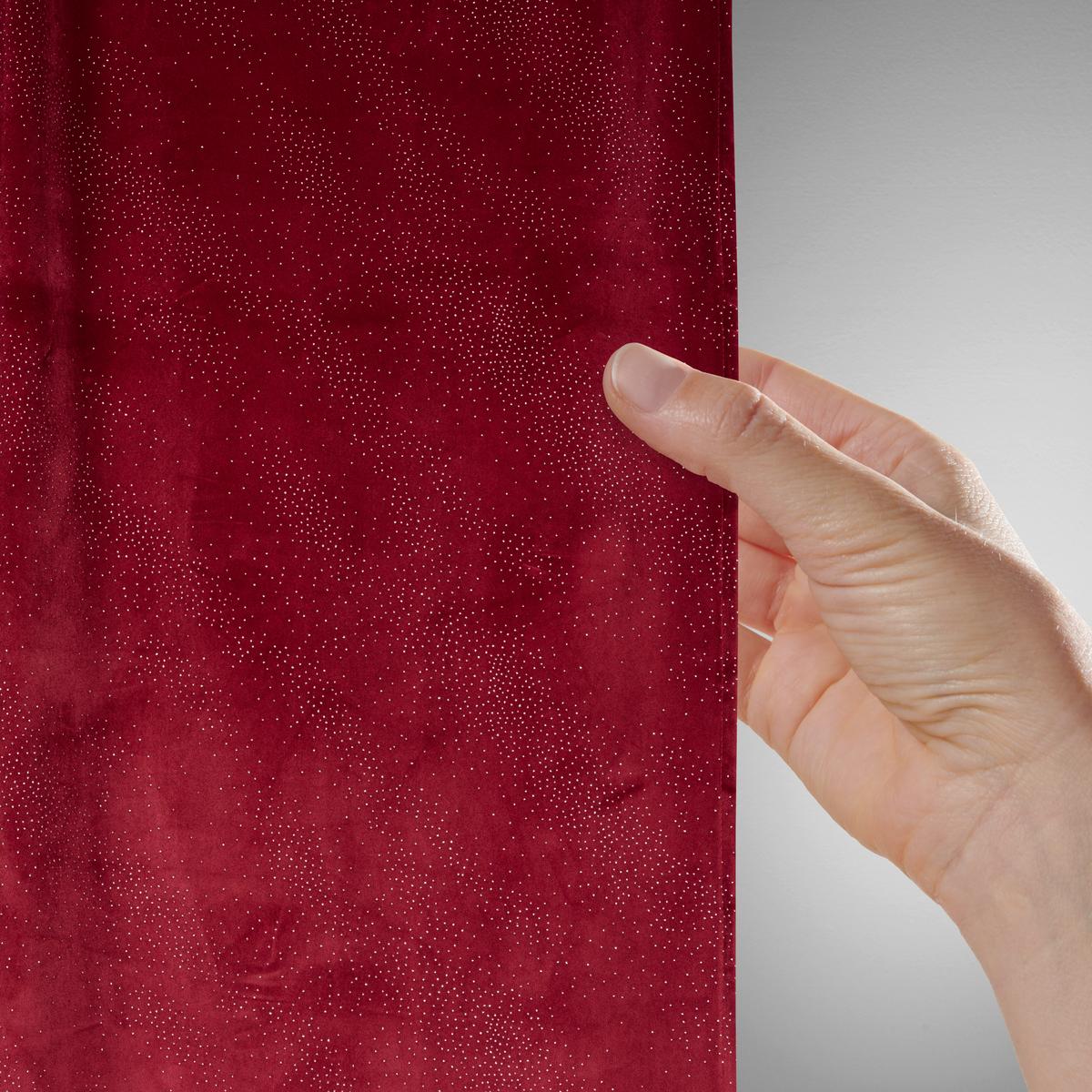 HOTOVÝ ZÁVĚS LUCIA - červená, textil (140/245cm) - Mömax