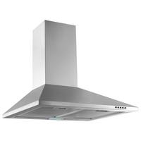 Dunstabzugshaube Respekta Nola Edelstahlfarben B: 60 Cm - Edelstahlfarben, Trend, Metall (60/58-96/47,5cm) - Respekta