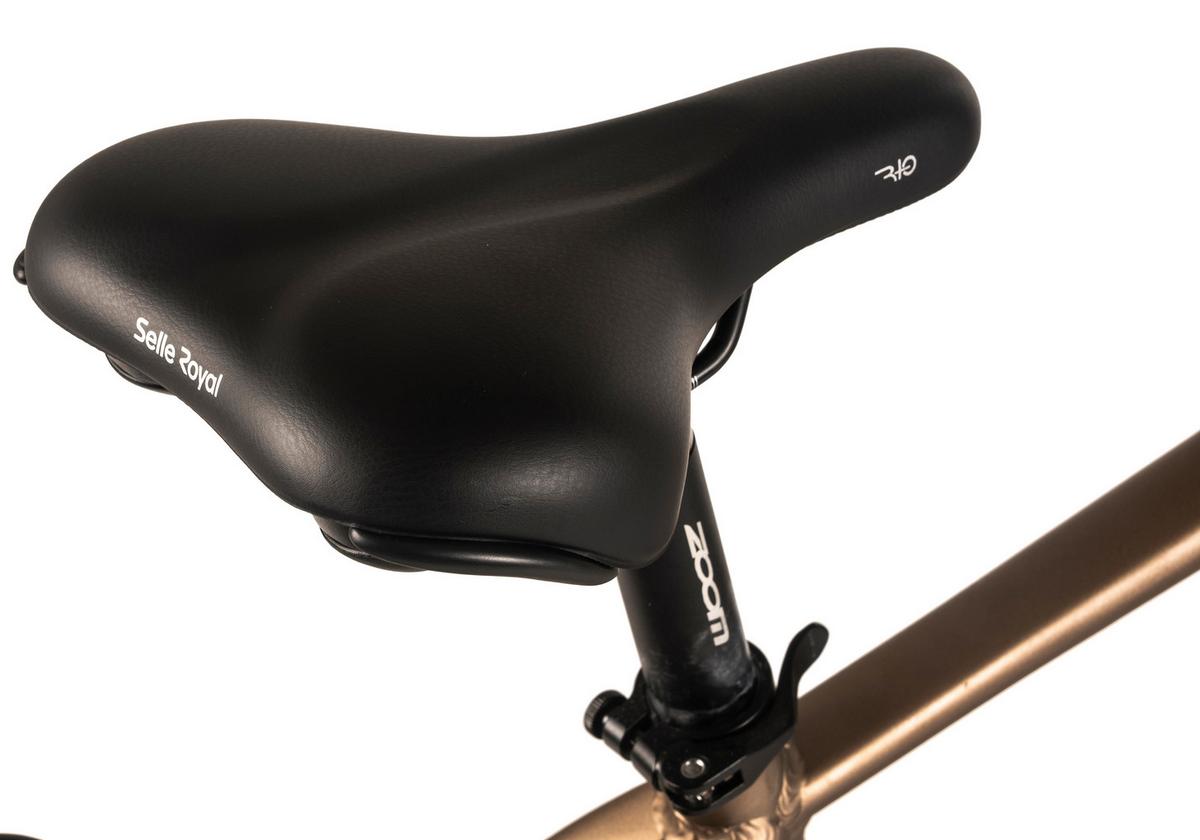 E-citybike 27,5 Zoll Bronze Matt - Cappuccino, MODERN, Metall (180/70/100cm)