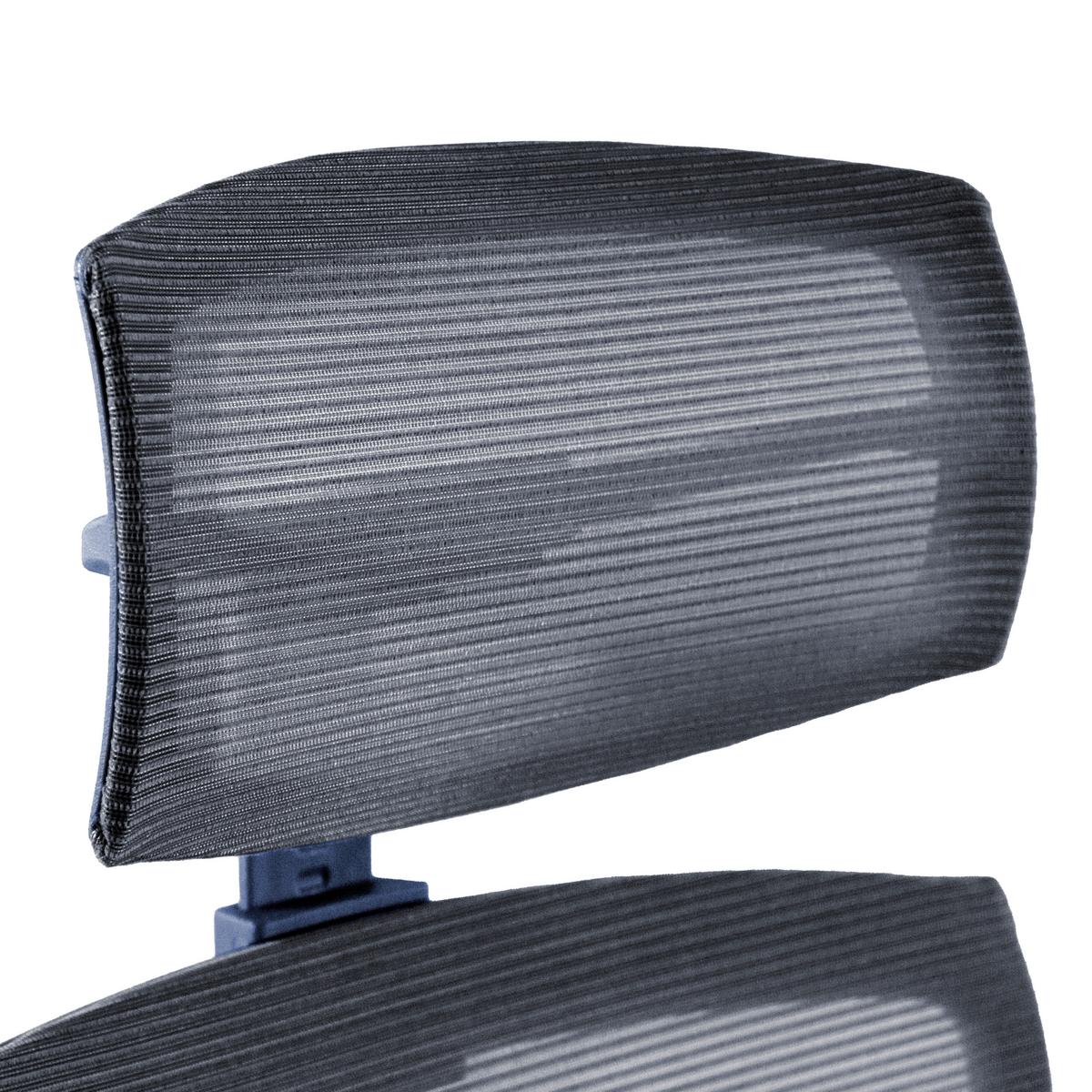 Kopfstütze Blau B: 29 cm - Blau, MODERN, Kunststoff/Textil (29/15-30/12cm) - MID.YOU