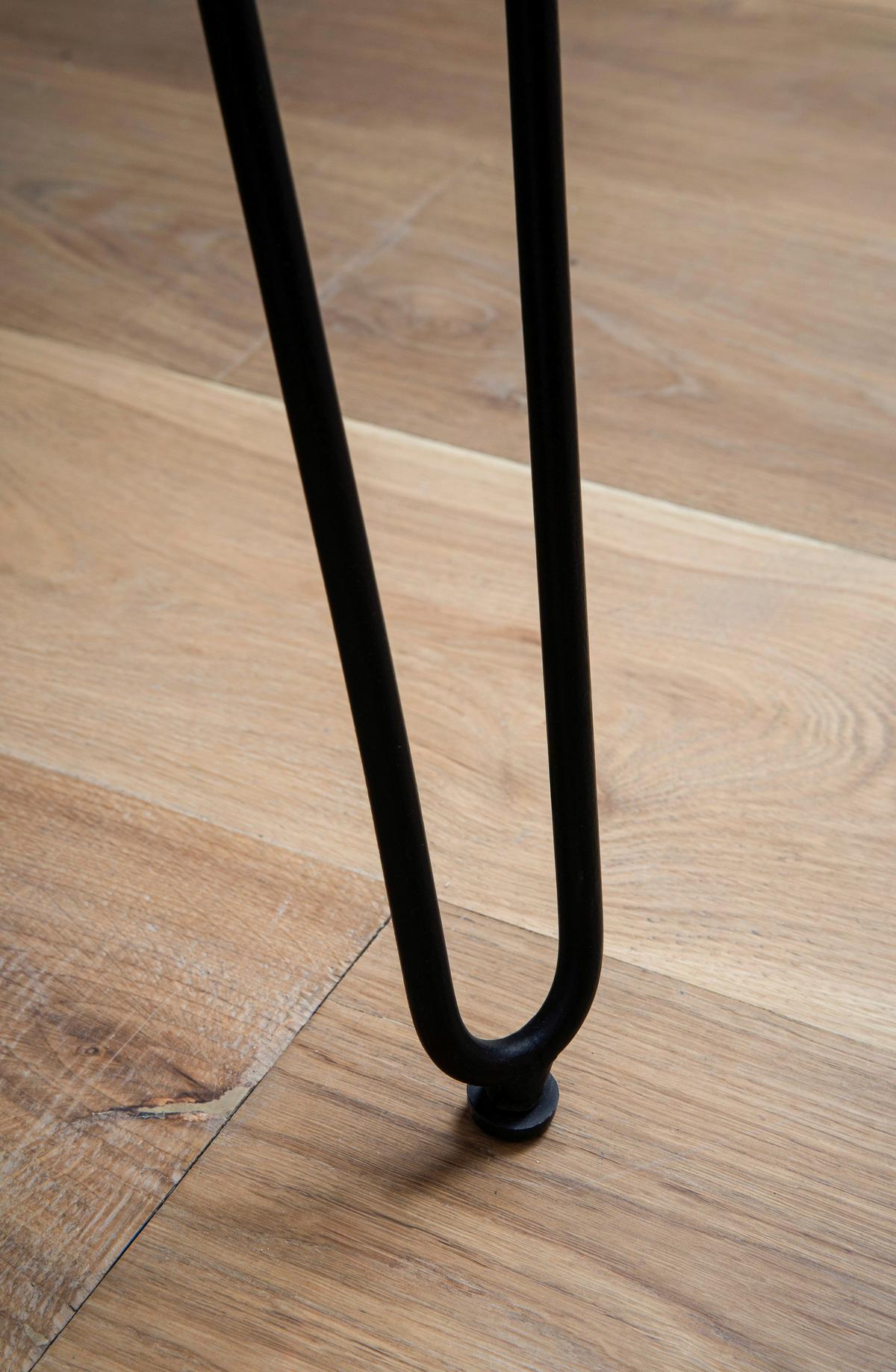 Schreibtisch Akaziefarben L: 150 Cm - Schwarz/Akaziefarben, Design, Holz/Metall (150/36/75cm) - MID.YOU