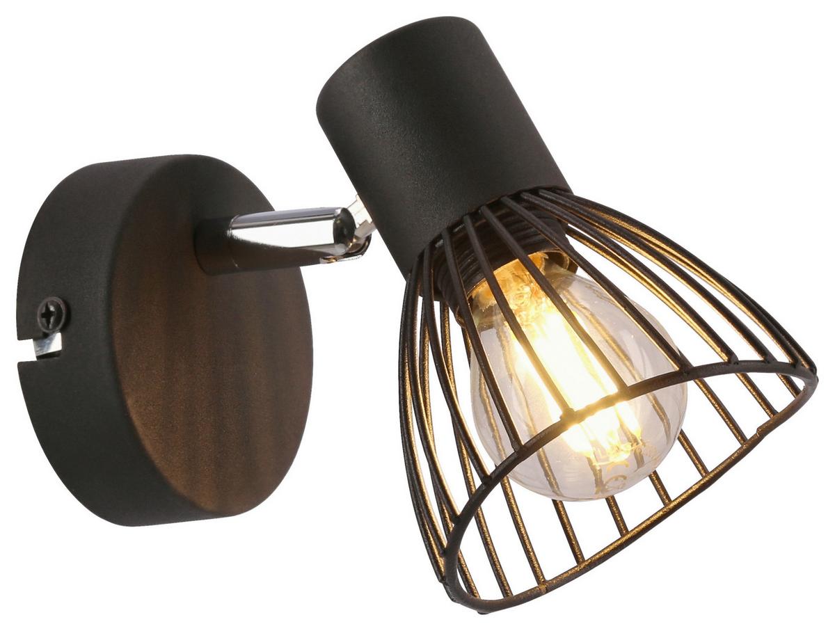 Wandstrahler 91-61881 - Schwarz, Basics, Metall (8/12/12cm)