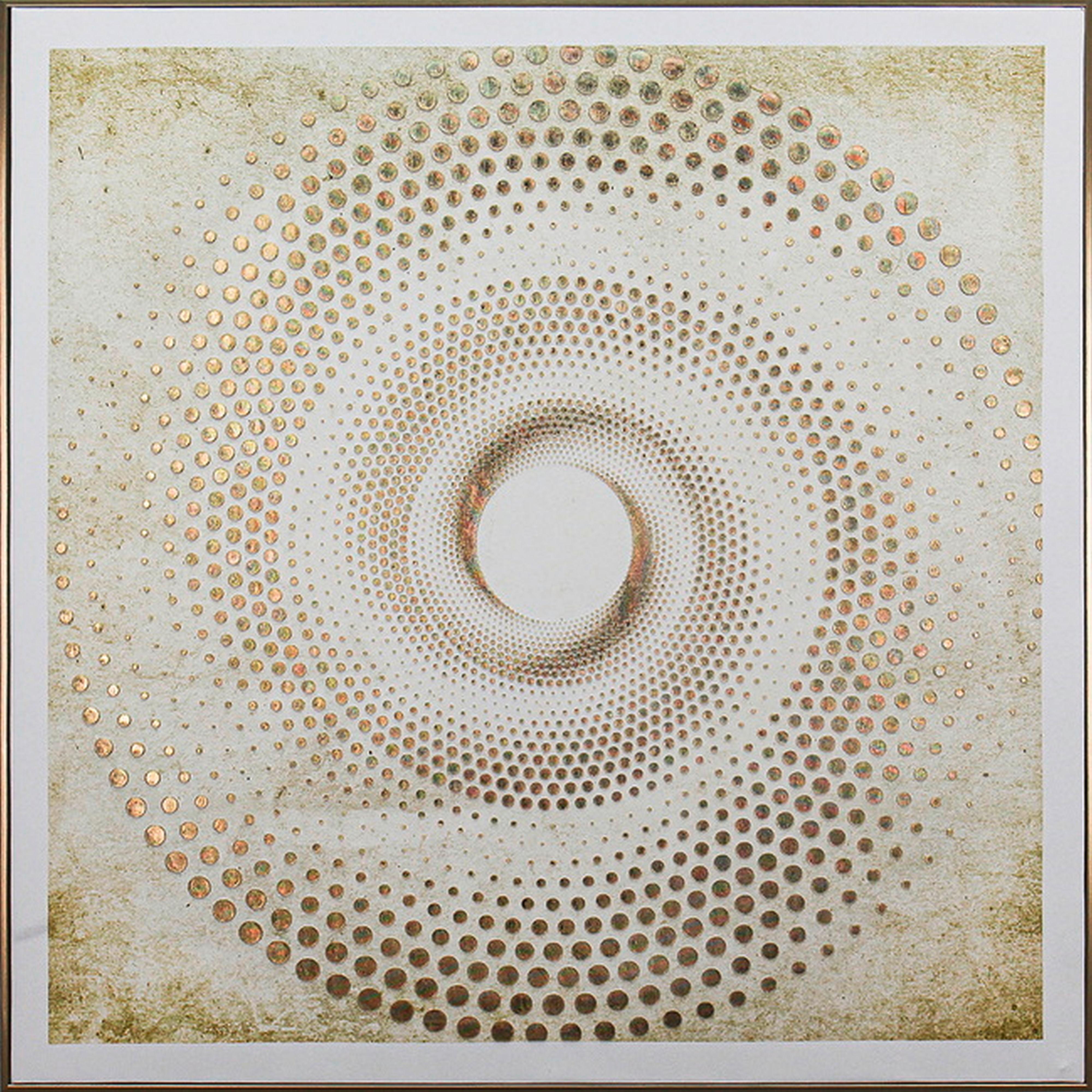 Obraz na plátně 80x80 cm - barvy zlata, Moderní, kompozitní dřevo/textil (80/80/3cm) - Mömax