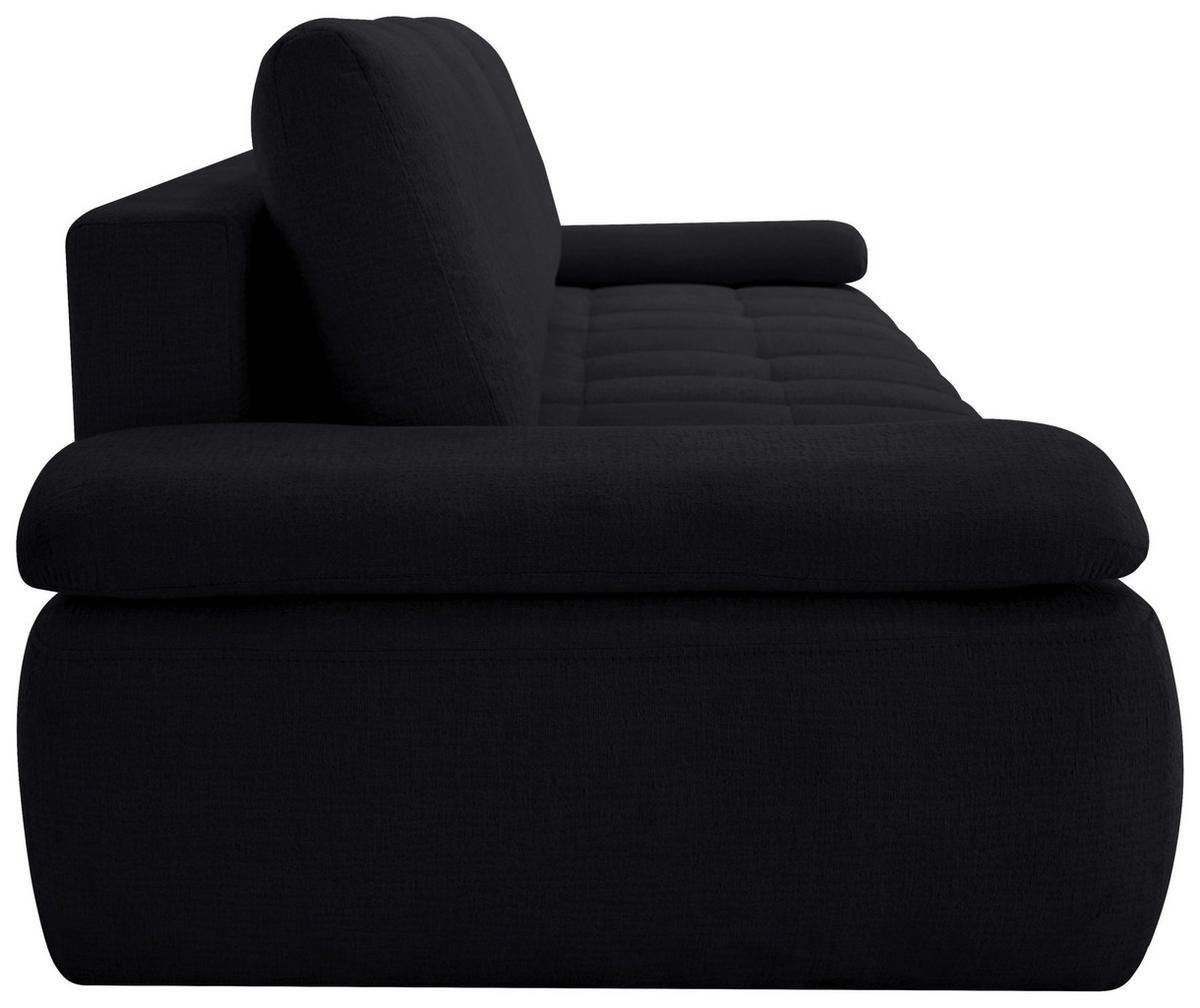 Schlafsofa Madox Anthrazit B: 255 cm - Anthrazit/Schwarz, Design, Textil (255/89/109cm) - MID.YOU
