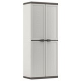 Kunststoffschrank Jolly Hoch 68/166/39 - Anthrazit/Hellgrau, KONVENTIONELL, Kunststoff (68/166/39cm) - Keter