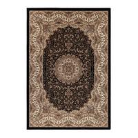 Webteppich Kashmir - Schwarz, Design, Textil (240/340cm)