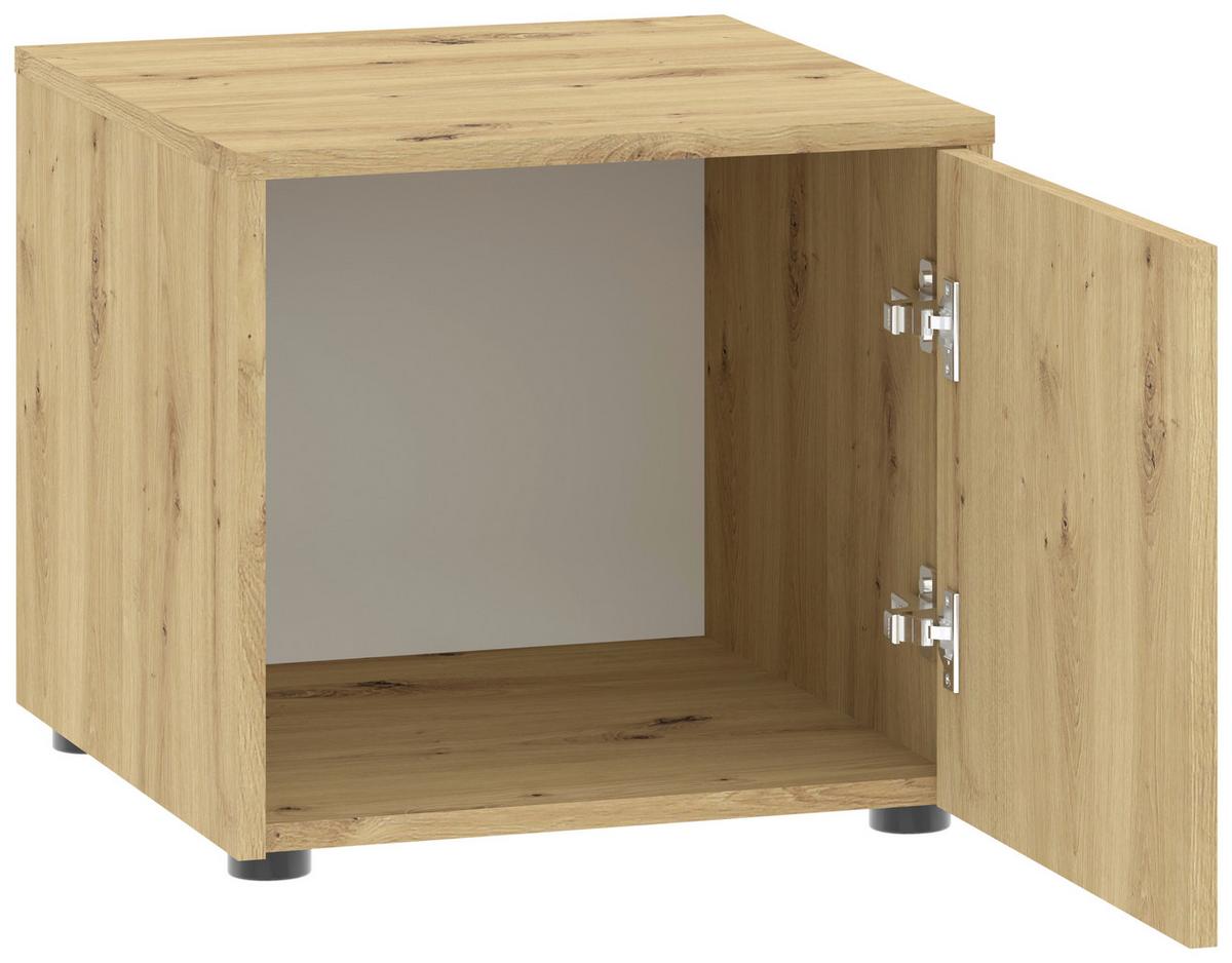 Aufsatzschrank Kivo Eiche Artisan Dekor, B: 45 Cm - Eiche Artisan, Basics, Holzwerkstoff (45/39,8/52,1cm)