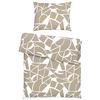 Posteľná bielizeň Axel, 70/90 140/200cm - biela/béžová, Modern, textil (140/200cm) - Mömax
