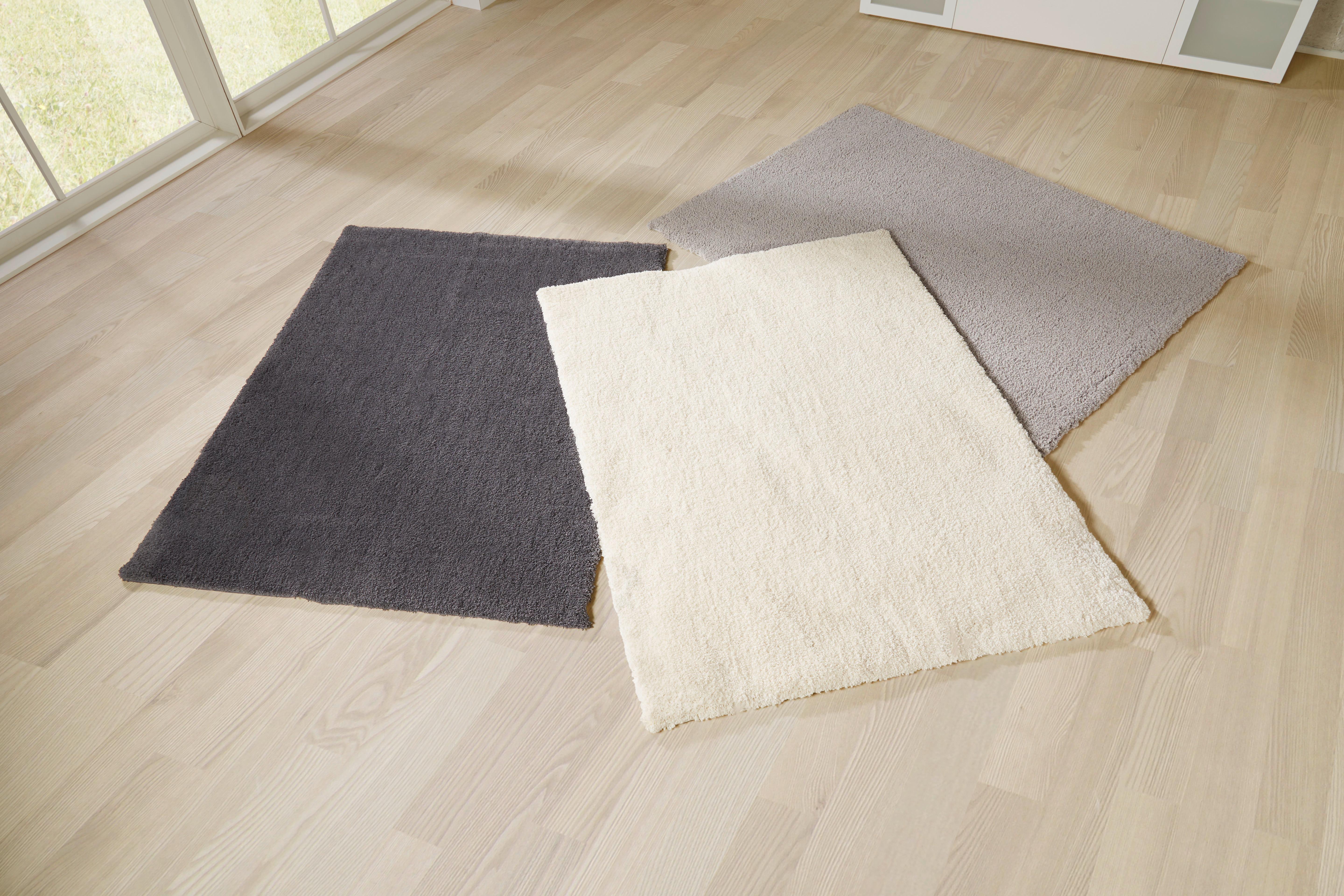 Hochflorteppich Kira 2 - Silberfarben, MODERN, Textil (200/290cm) - Luca Bessoni