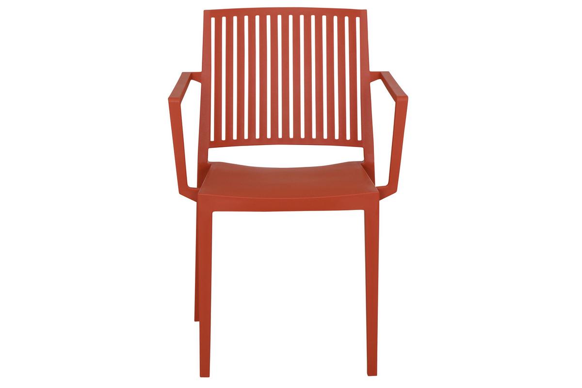 Gartengarnitur T20208 - Anthrazit/Rot, Basics, Holzwerkstoff/Kunststoff (90/80/140cm) - Siena Garden