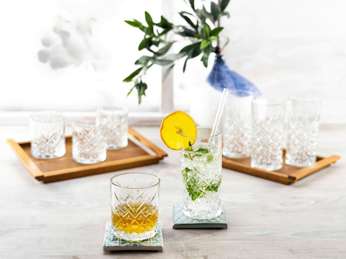 Gläserset Timeless 8--Teilig., Je ca. 450/340 ml - Klar, Basics, Glas (19/15/24cm) - Creatable