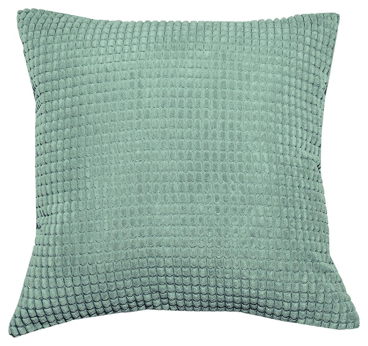 Zierkissen Halina 45x45 cm Polyester Mintgrün mit Zipp - Mintgrün, MODERN, Textil (45/45cm) - Luca Bessoni