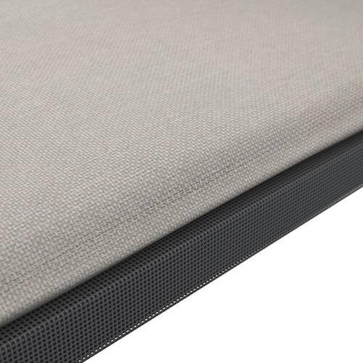 Sada záhradných kresiel BENICIO - sivá/prírodná farba, Modern, kov/textil (56/80/64cm) - Bessagi Garden