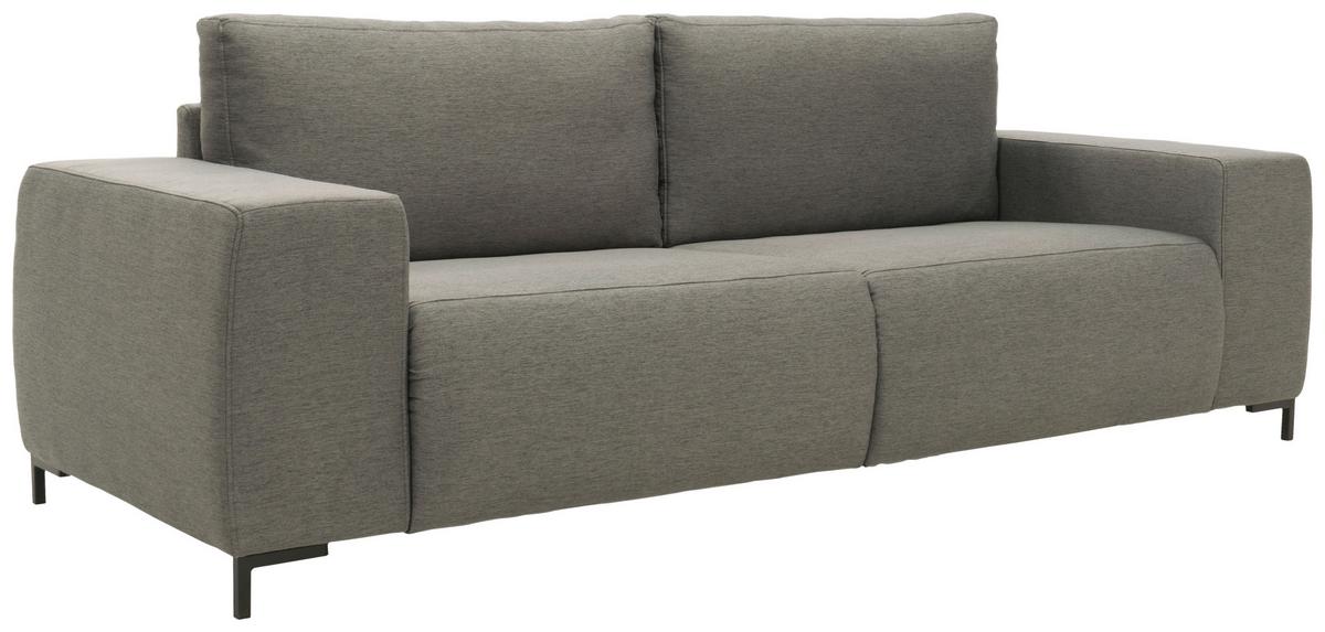 Bigsofa Looks Vi - Schwarz/Grau, Design, Textil (242/88/88cm) - LOOKS by W.Joop