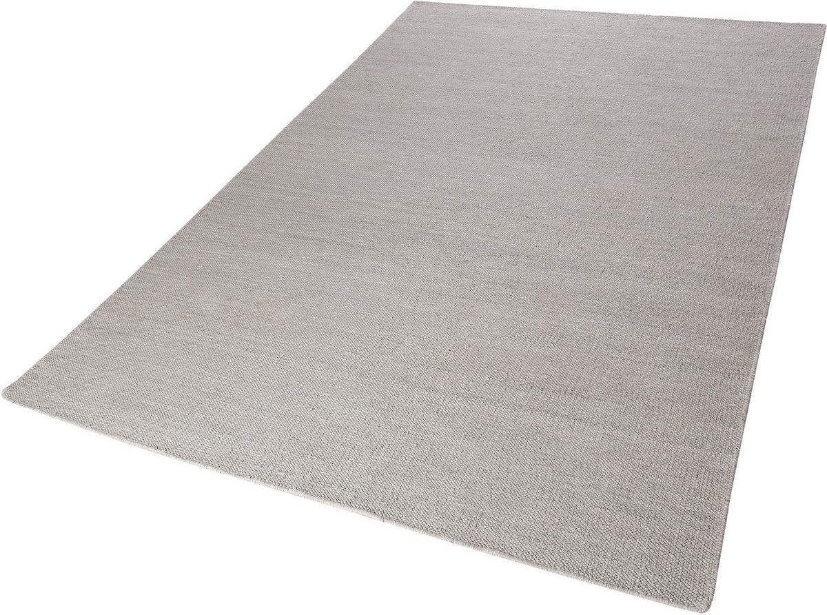 Handwebteppich Silber Baumwoll Rainbow Kelim 130x190 - Silberfarben, KONVENTIONELL, Textil (130/190cm) - Esprit