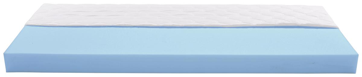 Komfortschaummatratze Base 90x200 cm H2 H: 13 cm - Weiß, MODERN, Textil (90/200cm) - Livetastic