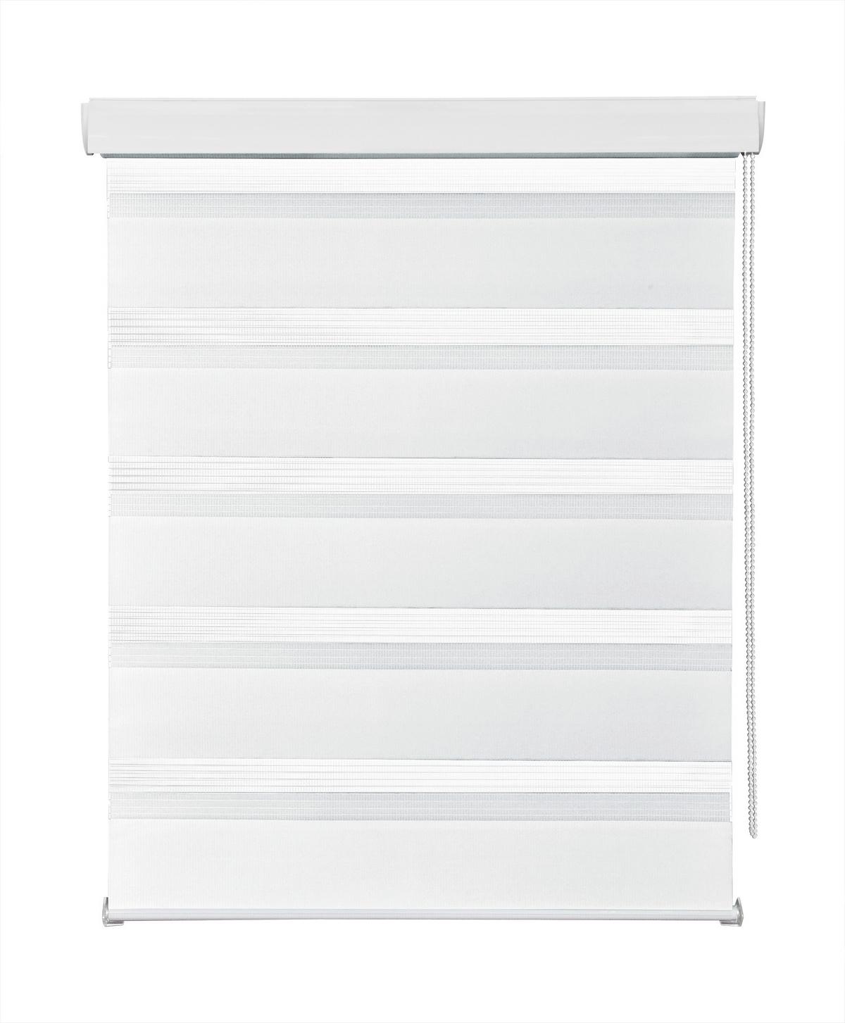 DUÁLNÍ ROLETA THOMAS - bílá, textil/plast (45/160cm) - Premium Living