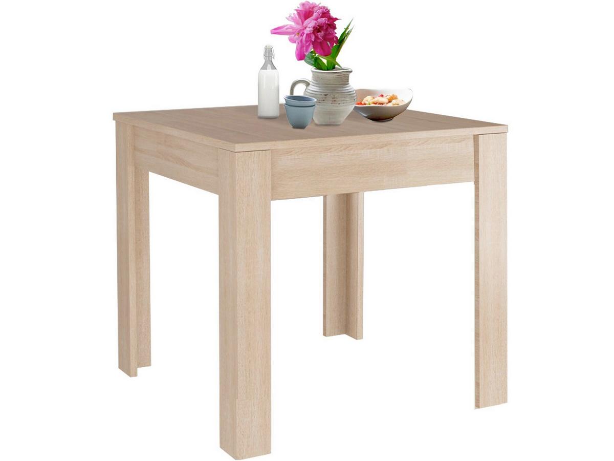 Esstisch Lynn Eiche Dekor B: 80cm - Eichefarben, Design, Holzwerkstoff (80/75/80cm) - MID.YOU